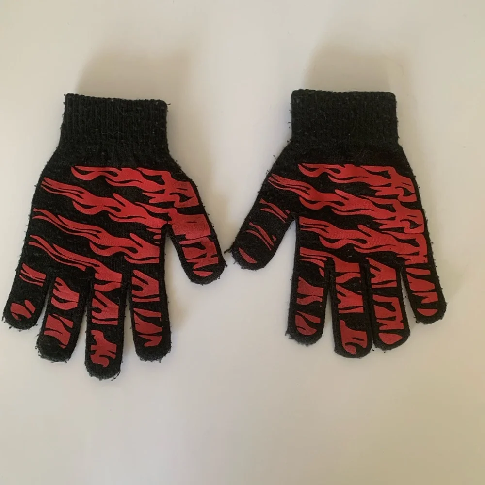 Disney Pixar Cars Knit Youth Gloves Black Red Yellow Boys